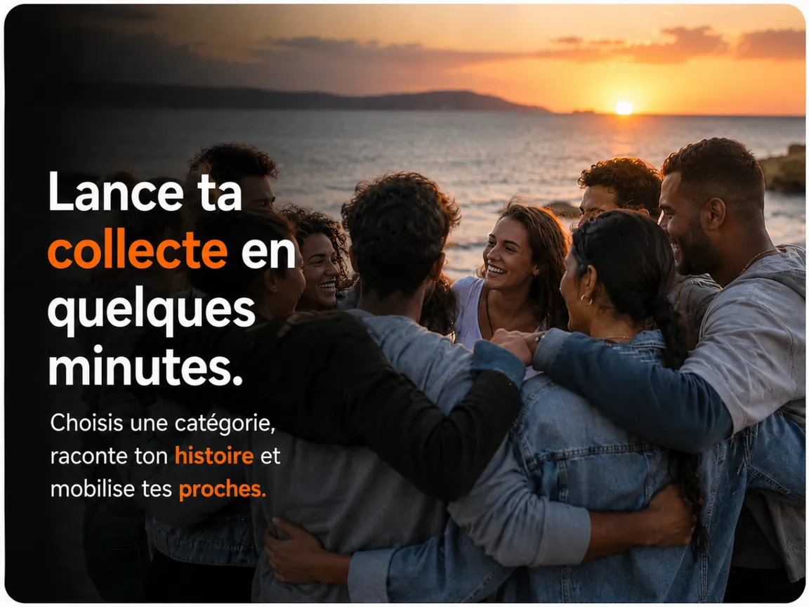 Lance ta collecte en quelques minutes